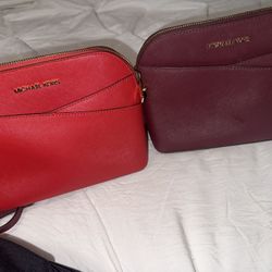 MK Bags and Black Wallet 
