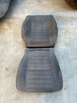 SEAT - Toyota Truck drivers seat upholstery.