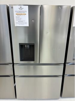 THIS WEEK ONLY Stainless Steel Refrigerator with French Doors and Ice Dispensers