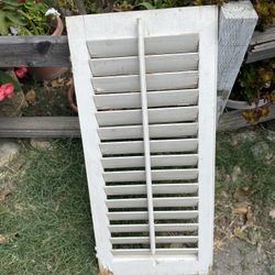Vintage Wooden Shutter