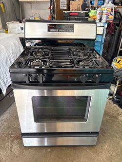 WHIRPOOL GAS STOVE RANGE OVEN WORKING GREAT ESTUFA DE GAS BUENAS CONDICIONES