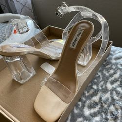 Steve Madden Clear Heels