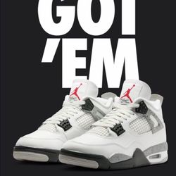 9.5 Brand New Jordan White Cement 