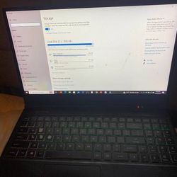 Evoo Gaming Laptop 15.6 inch screen