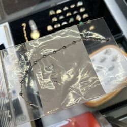 14kt White Gold Diamond Bracelet