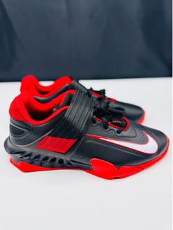 Nike Savaleos Bred Black Red Weightlifting Training Shoe Men Size 8.5 CV5708-002