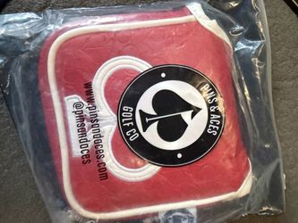 Pins and Aces golf co. Putter cover new