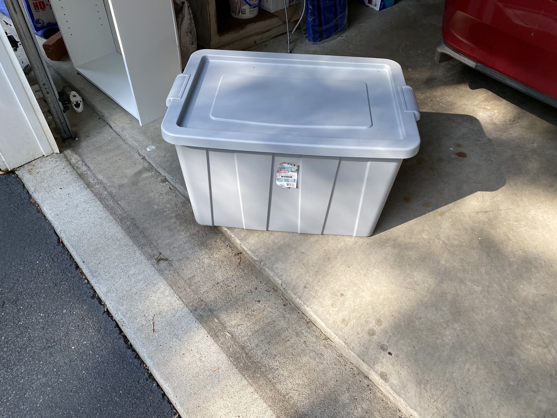 Large Grey Container 30 Gallon