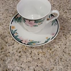 Fine China Tea Cup & Saucer