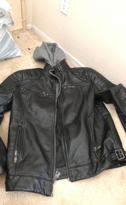 Designer leather jacket (Guess)