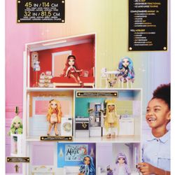 RAINBOW HIGH TOWNHOUSE DOLL HOUSE - NEW IN BOX