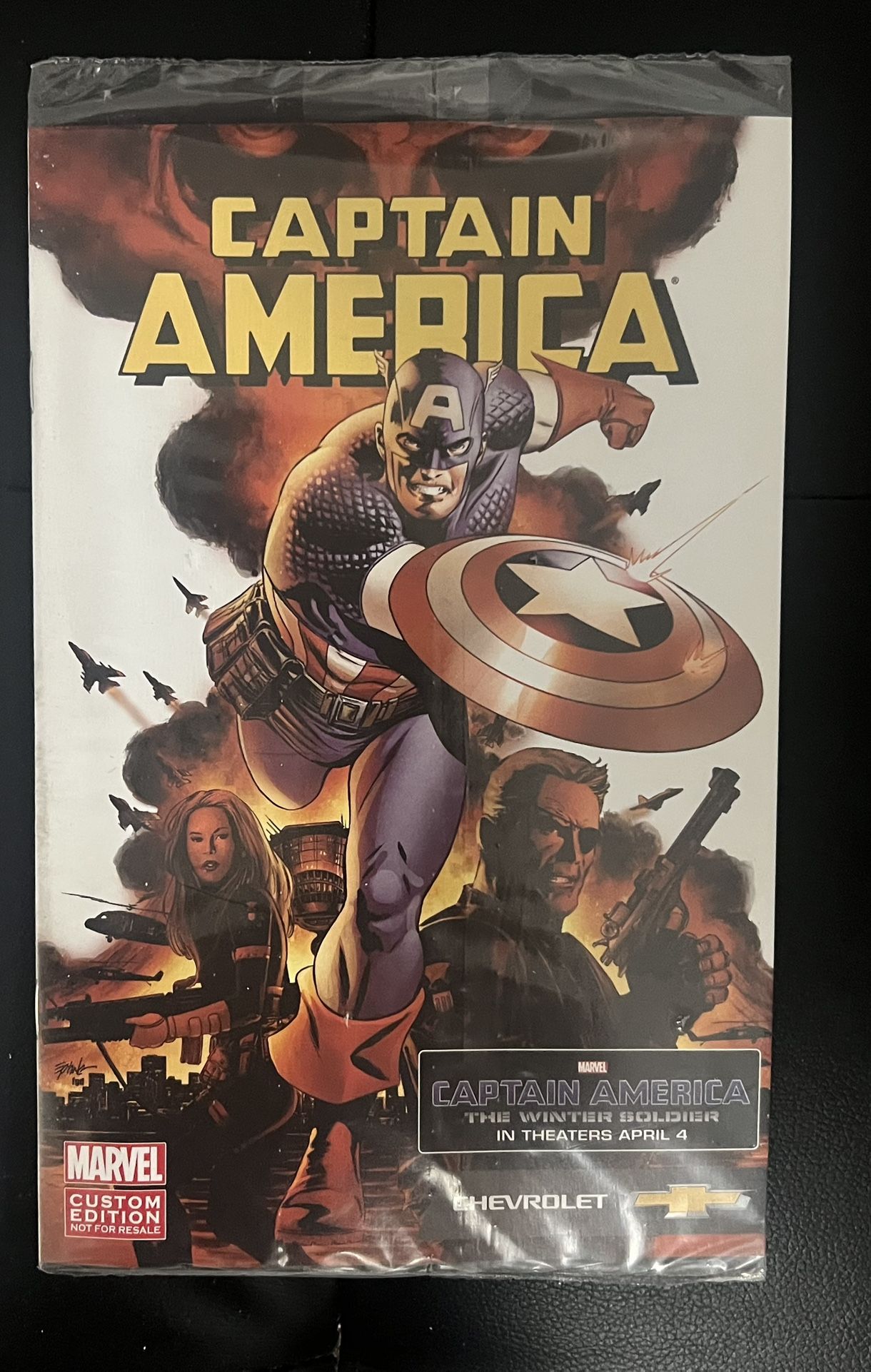 Captain America Custom Edition (Marvel, 2014), Chevrolet Promo Polybagged lot of 50