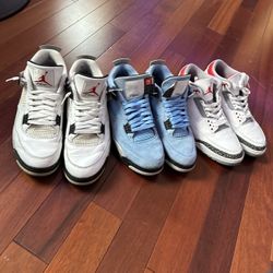 White cement 4s, Unc 4s, Fire red 3s (Bundle or individual)