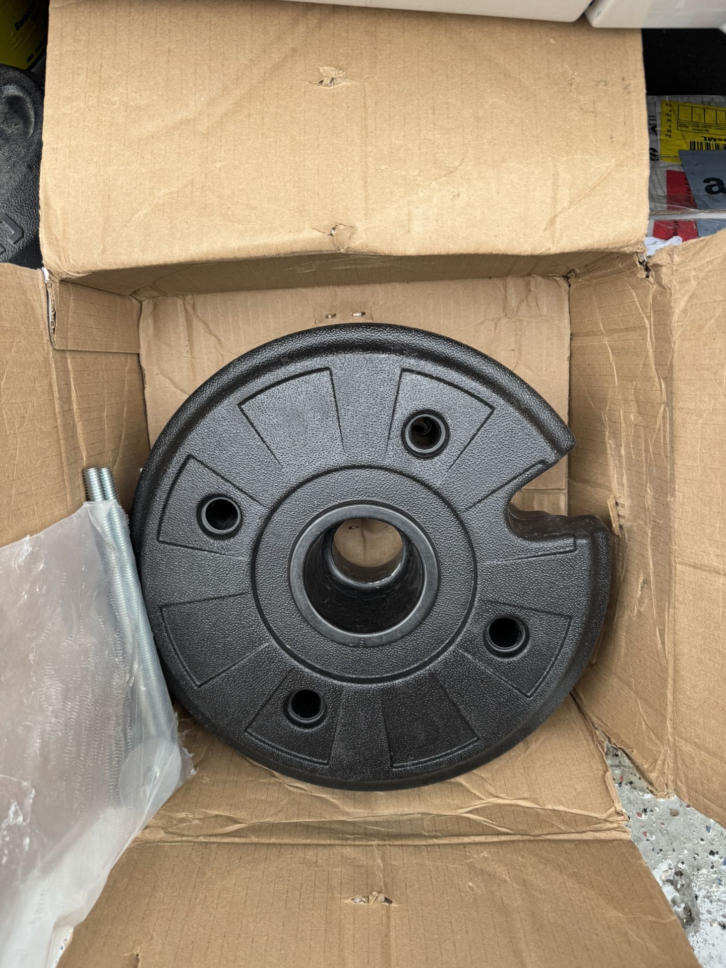 2 NEW Tractor rear wheel weights for 12” rim Cub Cadet John Deere Gravely Wheel horse Toro 50# each