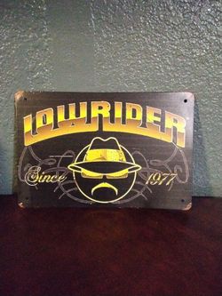 Lowrider Plaque