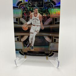 Victor Wembanyama(ROOKIE OF THE YEAR ) 2023-2024 Select NBA Rookie SILVER PRIZM 