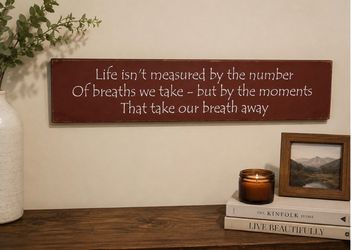Rustic Wood Wall Sign
