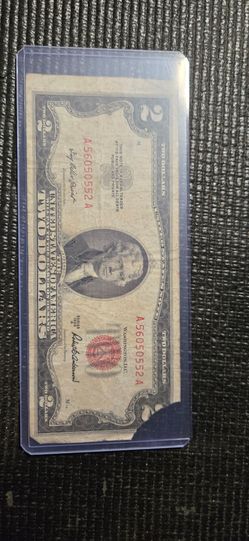 1953 Series A $2 Red Seal US Note