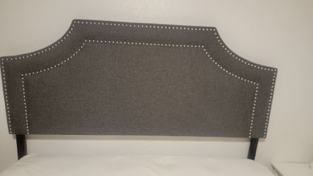 Queen headboard Grey