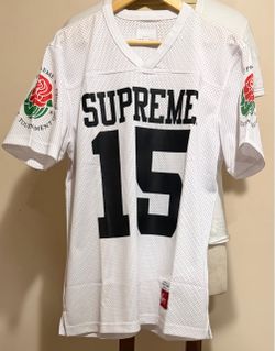 Supreme rose bowl football jersey Streetwear shirt size large nwot