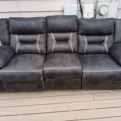 Coaster Greer 2 -piece Reclining Glider Sofa Set