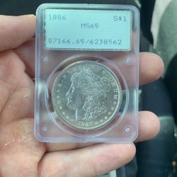 1886 Morgan Silver Dollar