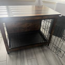 Dog crate dog cage and dog potty
