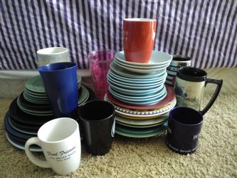 Dishes, bowls mugs