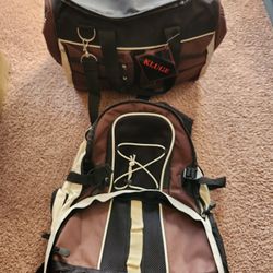 Brand New Kluge Duffle Bag + Back Pack