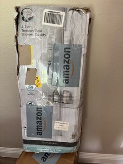 4 tier tension shower caddy