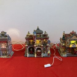 Christmas Village Fire Stations 🔻$20 & $35 See Below🔻Firehouse Lemax Carole Towne