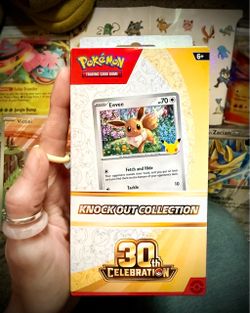 ‼️❣️30th anniversary Pokémon cards, knockout boxes‼️