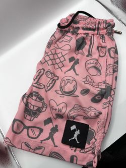 Baseballism Diamond Air Mesh Shorts Bundle - The Sandlot Hercules & Forever Diamond - Size Kids Small