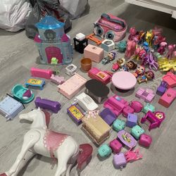 BARBIE TOYS LOL DOLLS MY LITTLE PONY FURNITURE WITH HORSE