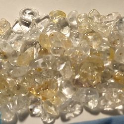 natural mixed gems in bag