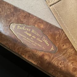 CUSTOM DESIGNED REGULATION POOL TABLE