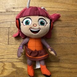 Beat Bugs Kumi Ladybug Girl Pink Hair Plush Stuffed Toy Doll 8"