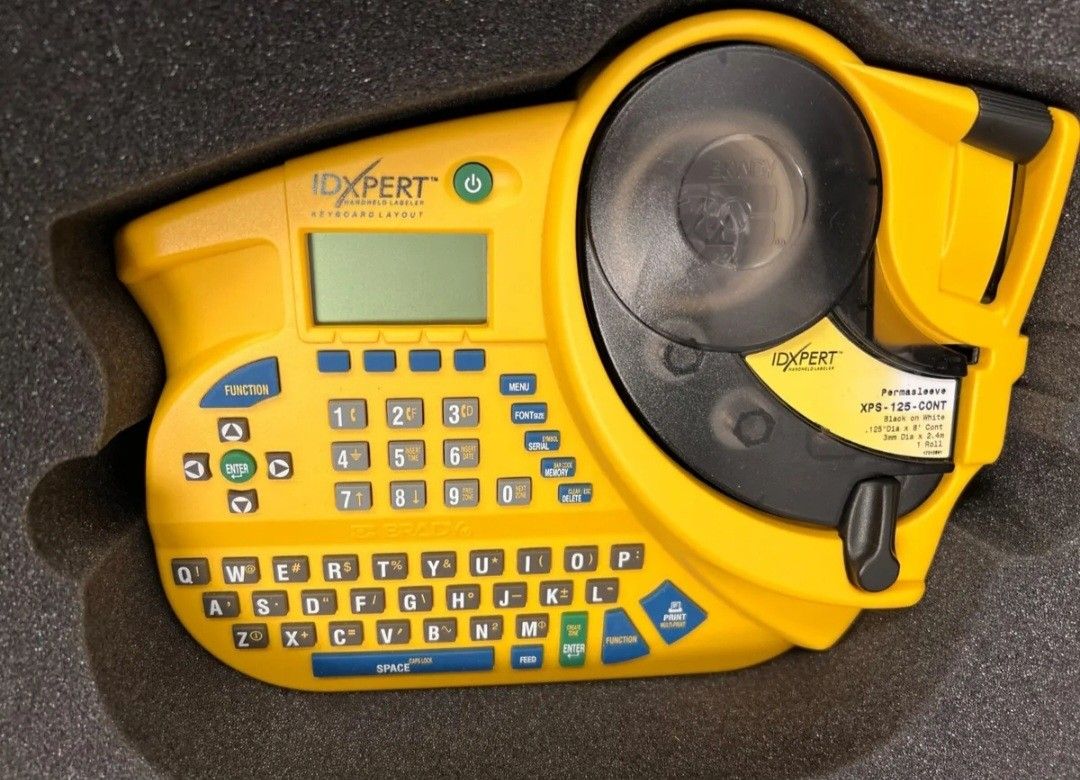 IDexpert Handheld Labeler Keyboard Layout 