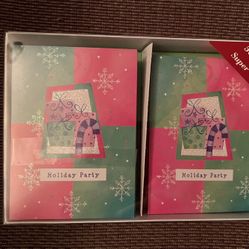 38 Count Christmas / Holiday Party Invitations 