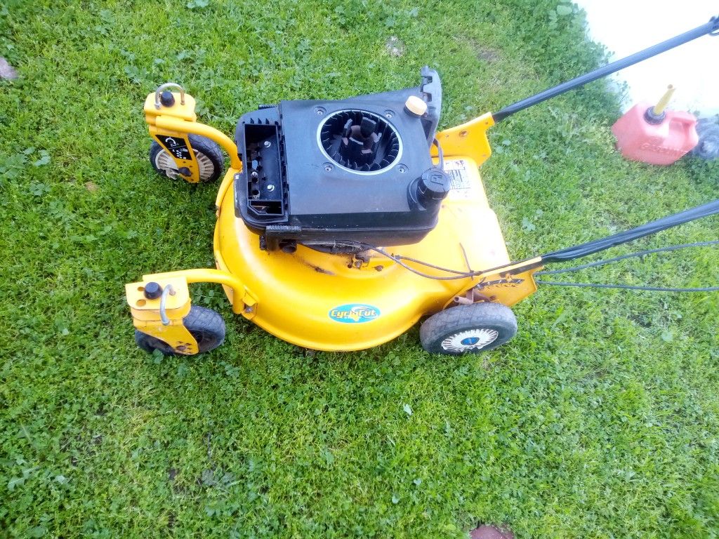 Cyclone Lawn Mower Needs Bag And Pull Rope 