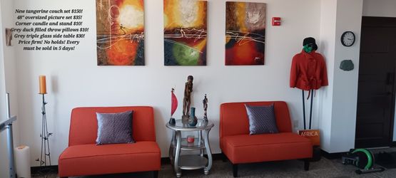 Gray Duck Filled Throw Pillows (2)