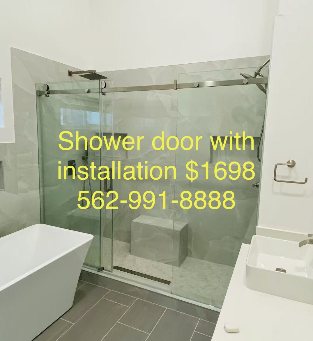Extra Wide Shower Glass Doors