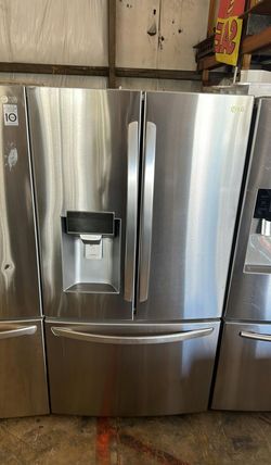 LG 3-Door Stainless Steel Refrigerator Fridge
