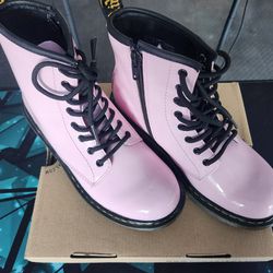 Doc Martens Boots Pale Pink Core Kids Size 4/3