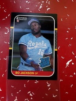 1987. Bo. Jackson Rookie Card. Donruss. 