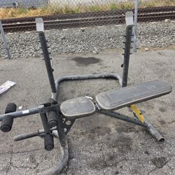 Golds Gym Bench And Rack