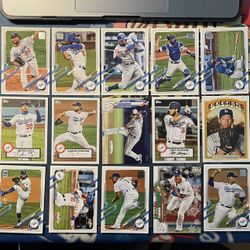 Los Angeles Dodgers Assorted Baseball Card Lot 