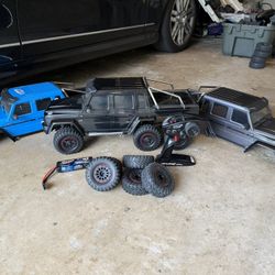 Traxxas Trx-6 Mercedes Benz With Full Light Kit, 3 Bodies,  Extra Tires And Lipo