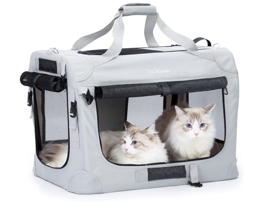PetMasion Extra Large Cat Carrier for 2 Cats