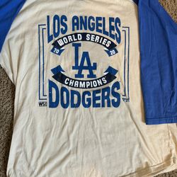 LA Dodgers World Series Champions 3/4 Shirt 
